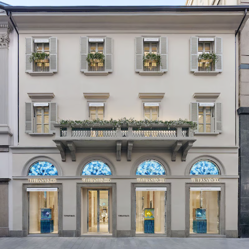 Tiffany欧洲最大旗舰店于米兰盛大启幕