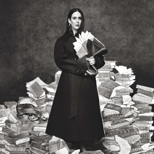 SARAH PAULSON出镜AMI 2025春夏系列广告大片