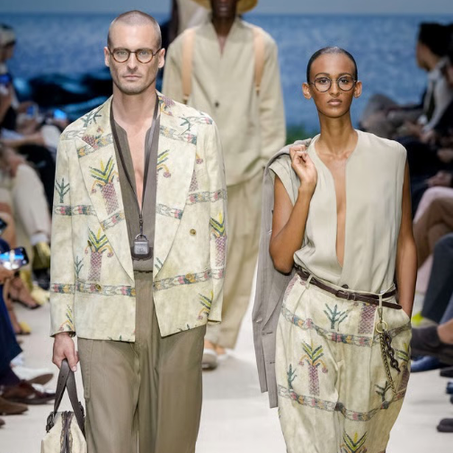 Giorgio Armani的Pantelleria灵感点亮26春夏系列