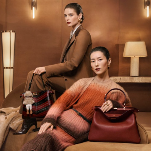 FENDI推出2025秋冬男女时装秀广告大片