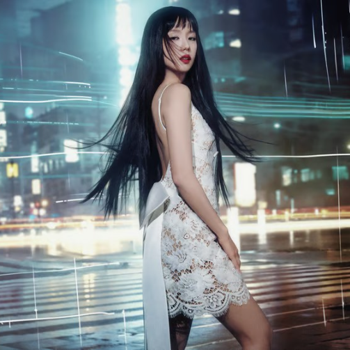 Self-Portrait再度携手Jisoo演绎2025秋冬系列广告大片