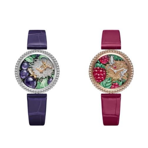 梵克雅宝推出PERLÉE EXTRAORDINAIRE FRUITS ENCHANTÉS腕表新作