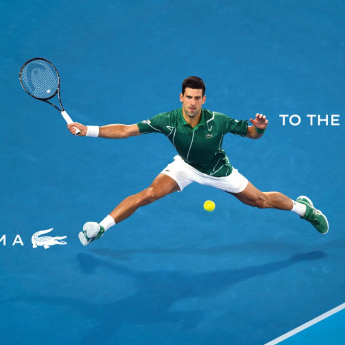 LACOSTE以“GOAT”标志致敬德约科维奇