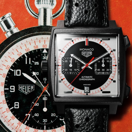 泰格豪雅推出摩纳哥系列秒表计时码表