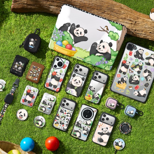 CASETiFY 首度携手人气熊猫“萌兰”推出联名系列