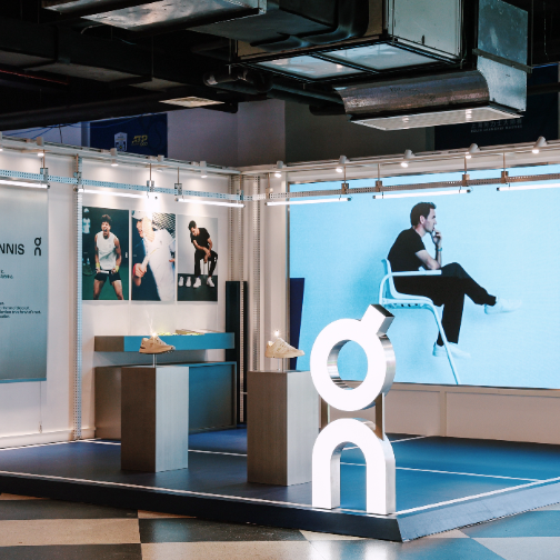 On昂跑于上海劳力士大师赛打造特色主题展位