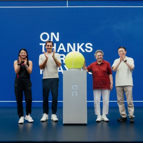 On昂跑携手费德勒 致敬网球幕后英雄并揭幕焕新球场