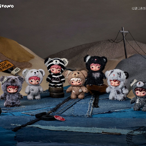 Hirono小野推出公路日志系列毛绒公仔