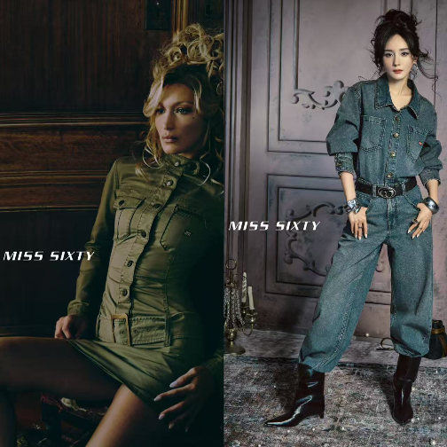 杨幂与Bella Hadid共启MISS SIXTY 2026春季洛可可朋克新浪潮