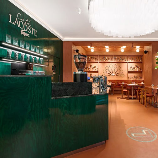 Lacoste巴黎首家永久咖啡馆启幕