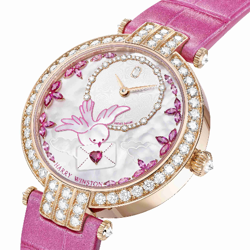 海瑞温斯顿卓时Premier系列2026年情人节特别款腕表限量发布