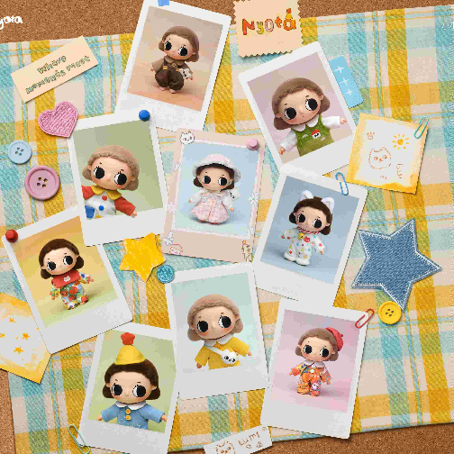 Nyota小小瞬间系列毛绒：让日常的每一刻，都柔软发光